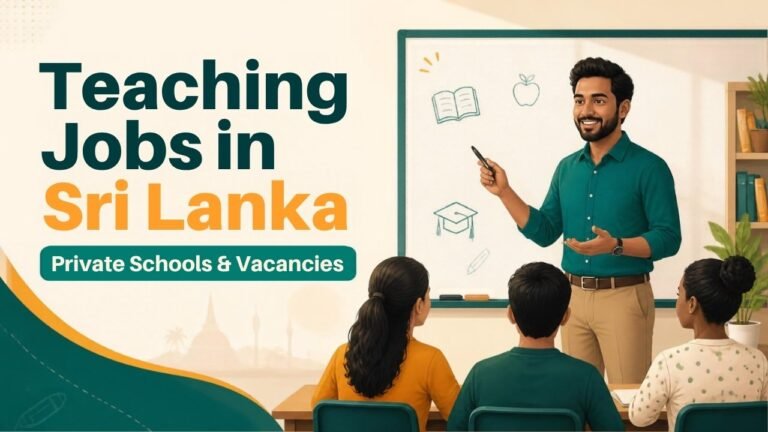 Teaching jobs in Sri Lanka